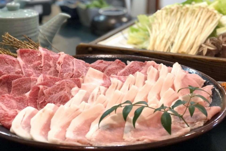 【シングル】二種のお肉を満喫♪黒毛和牛＆岡山ピーチポークのしゃぶしゃぶプランの画像